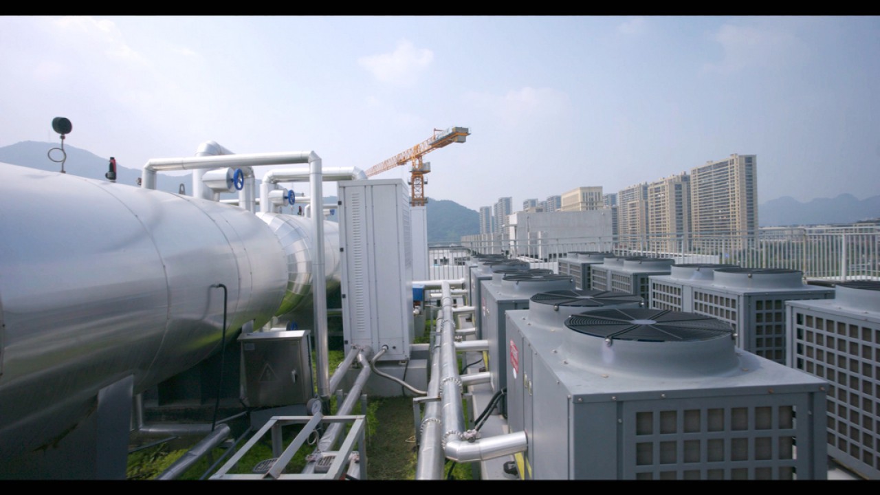 浙江宁波城市职业技术学院奉化校区清洁热水项目
