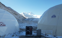 2024太阳雨空气能采暖机再次成功入驻海拔5200米珠峰大本营