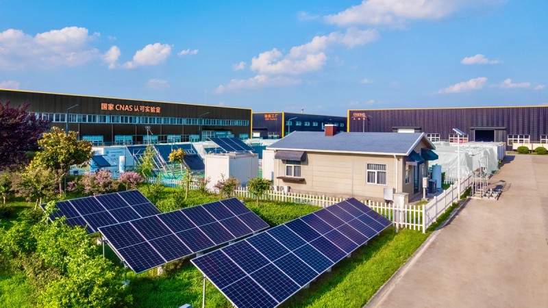 江苏连云港太阳雨零碳小屋光储充热一体化解决方案示范项目